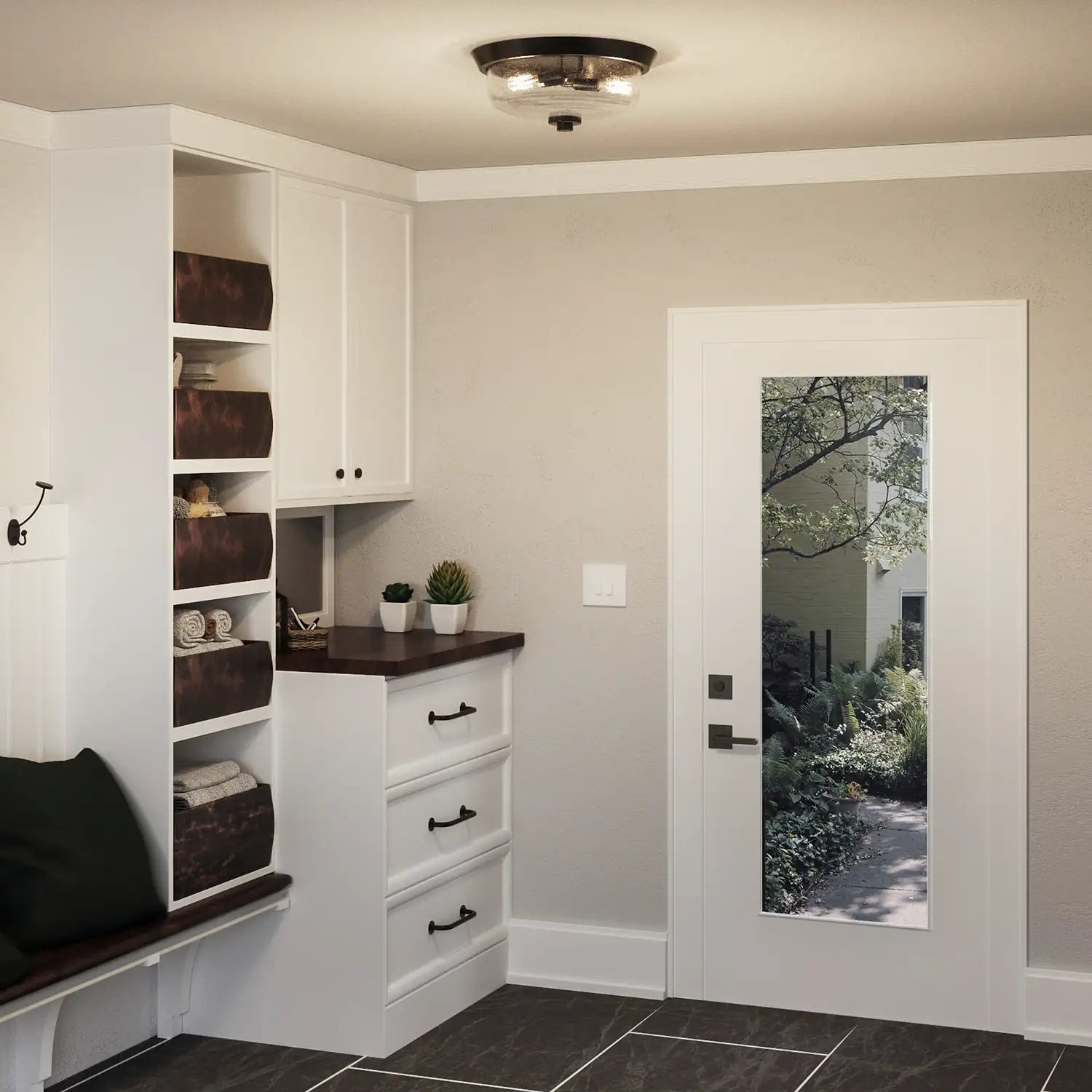 QUOIZEL, RADIUS FLUSH MOUNT, FLUSH MOUNT CEILING LIGHTS