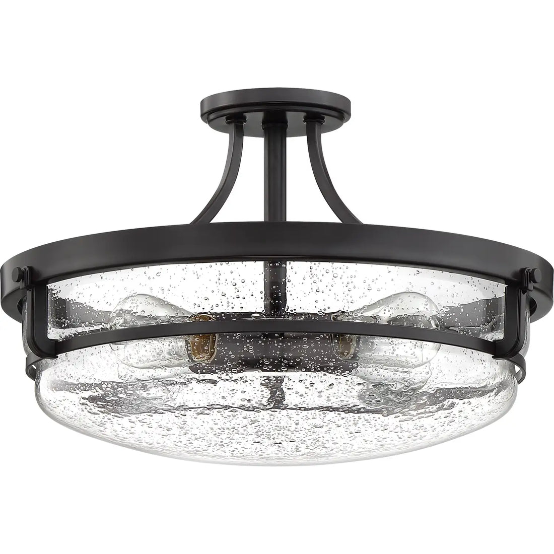 QUOIZEL, OUTPOST SEMI-FLUSH MOUNT, SEMI FLUSH MOUNT LIGHT