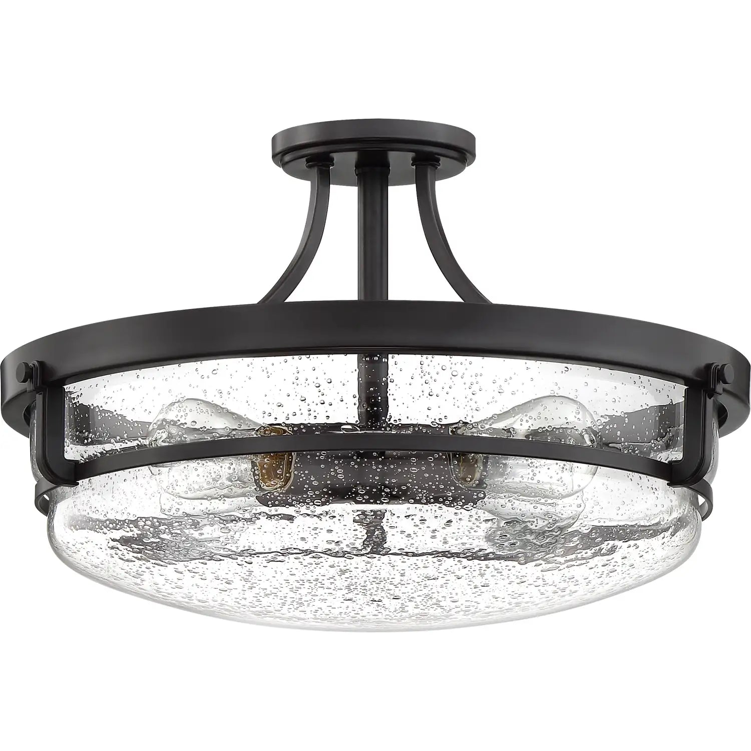 QUOIZEL, OUTPOST SEMI-FLUSH MOUNT, SEMI FLUSH MOUNT LIGHT