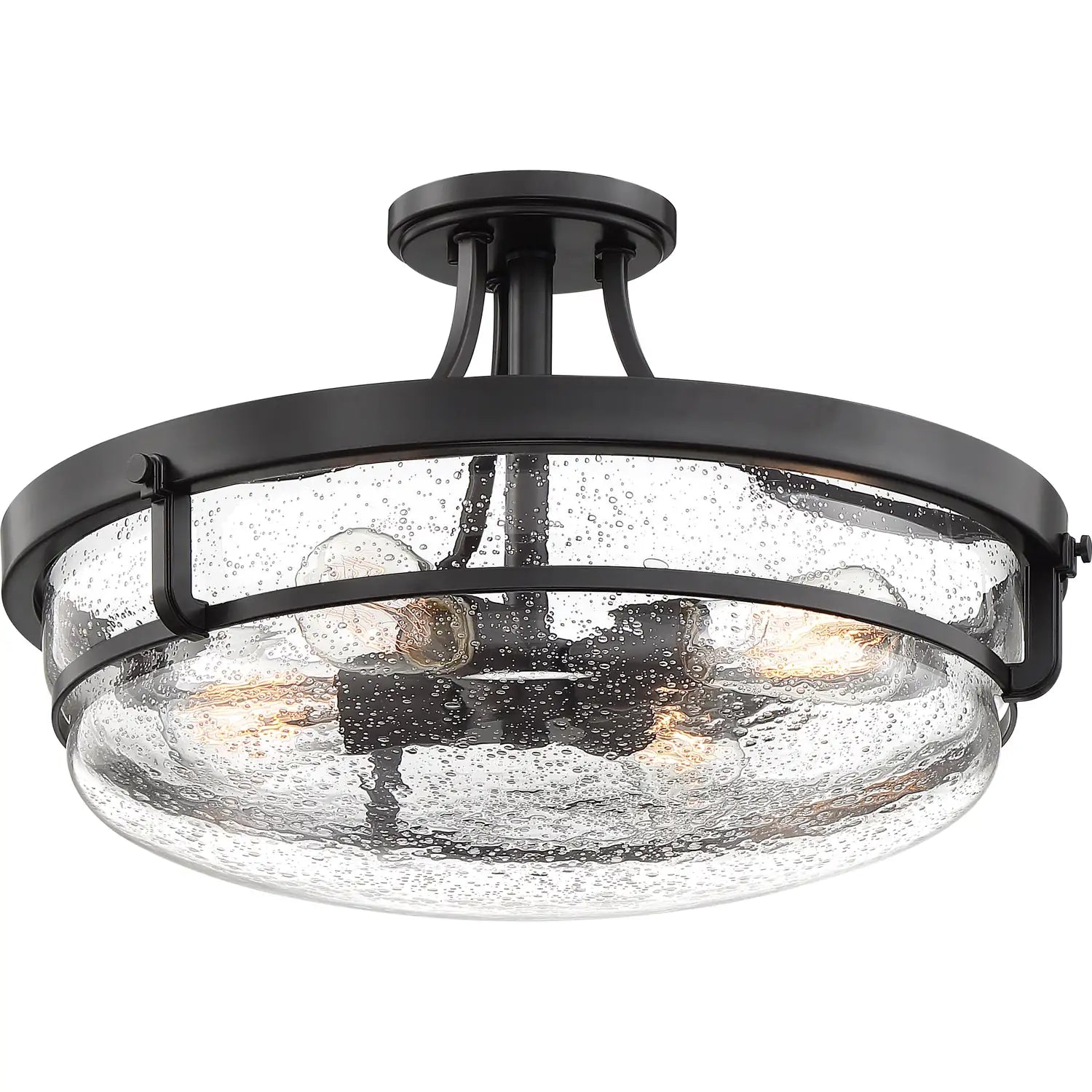 QUOIZEL, OUTPOST SEMI-FLUSH MOUNT, SEMI FLUSH MOUNT LIGHT