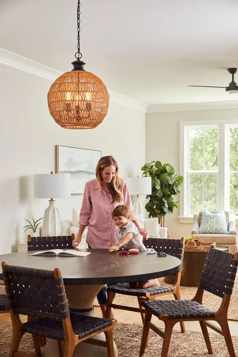 QUOIZEL, CASABLANCA PENDANT, PENDANT LIGHT