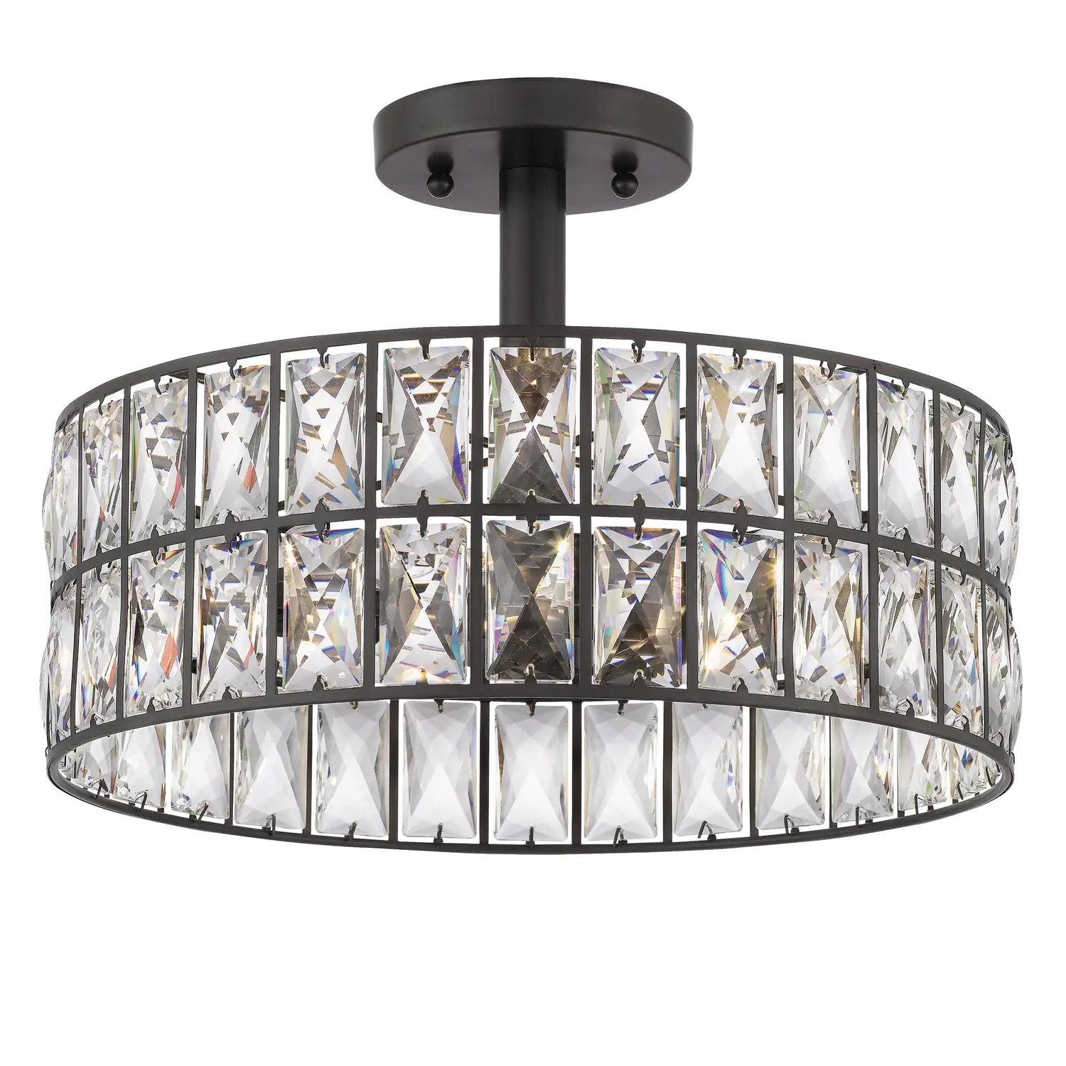 QUOIZEL, COFFMAN SEMI-FLUSH MOUNT, SEMI FLUSH MOUNT LIGHT