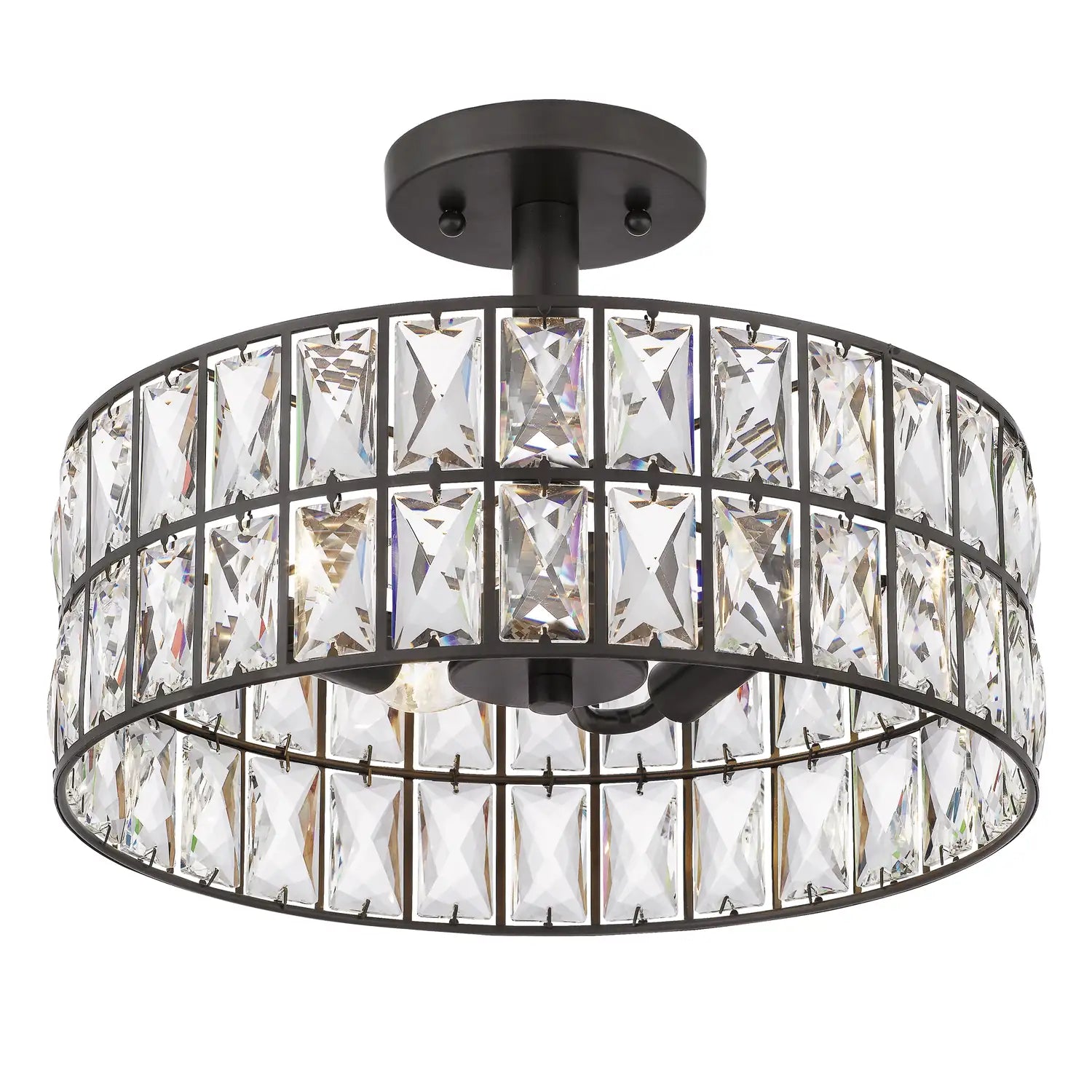 QUOIZEL, COFFMAN SEMI-FLUSH MOUNT, SEMI FLUSH MOUNT LIGHT