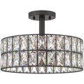 QUOIZEL, COFFMAN SEMI-FLUSH MOUNT, SEMI FLUSH MOUNT LIGHT