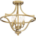 QUOIZEL, HARVEL SEMI-FLUSH MOUNT, SEMI FLUSH MOUNT LIGHT