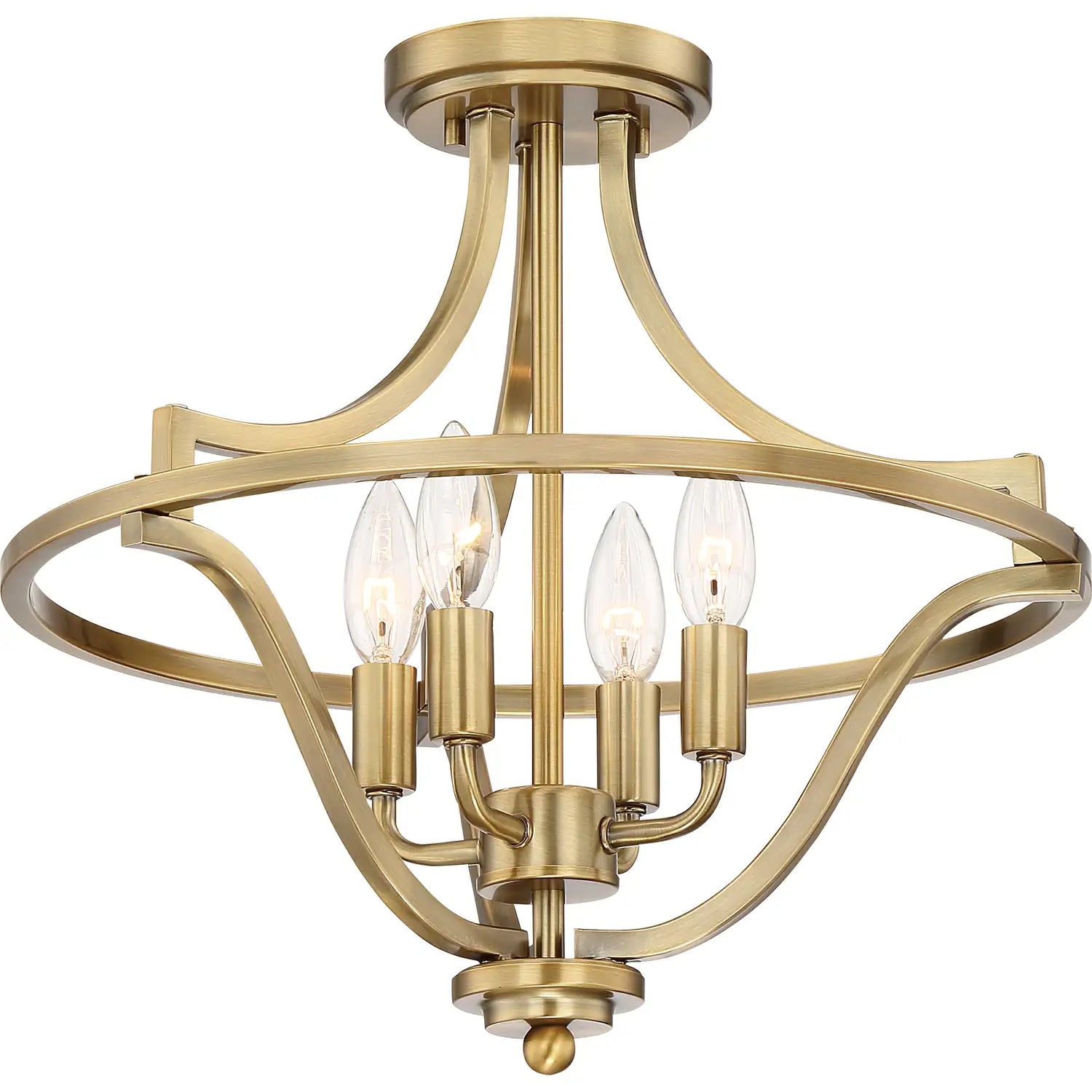 QUOIZEL, HARVEL SEMI-FLUSH MOUNT, SEMI FLUSH MOUNT LIGHT