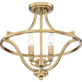 QUOIZEL, HARVEL SEMI-FLUSH MOUNT, SEMI FLUSH MOUNT LIGHT