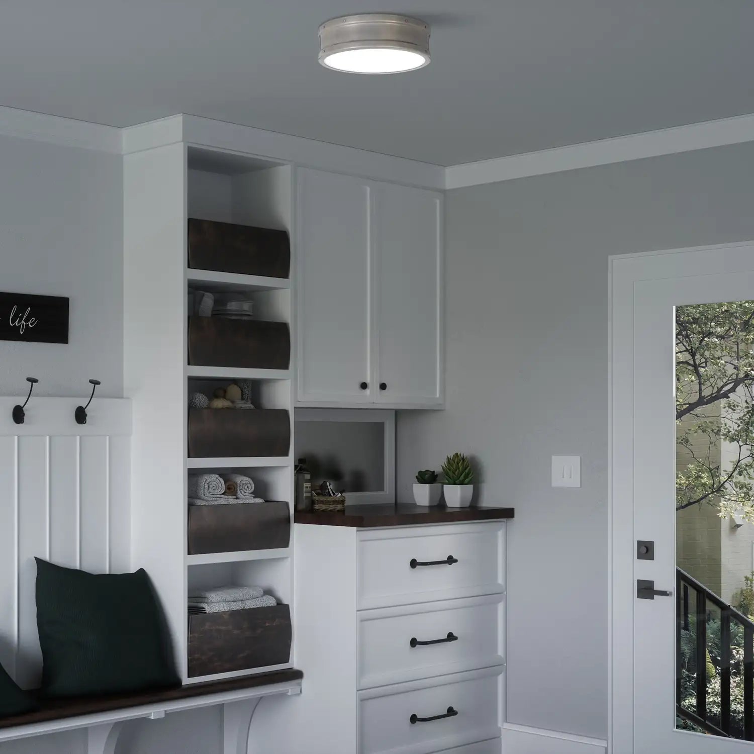 QUOIZEL, AHOY FLUSH MOUNT, FLUSH MOUNT CEILING LIGHTS