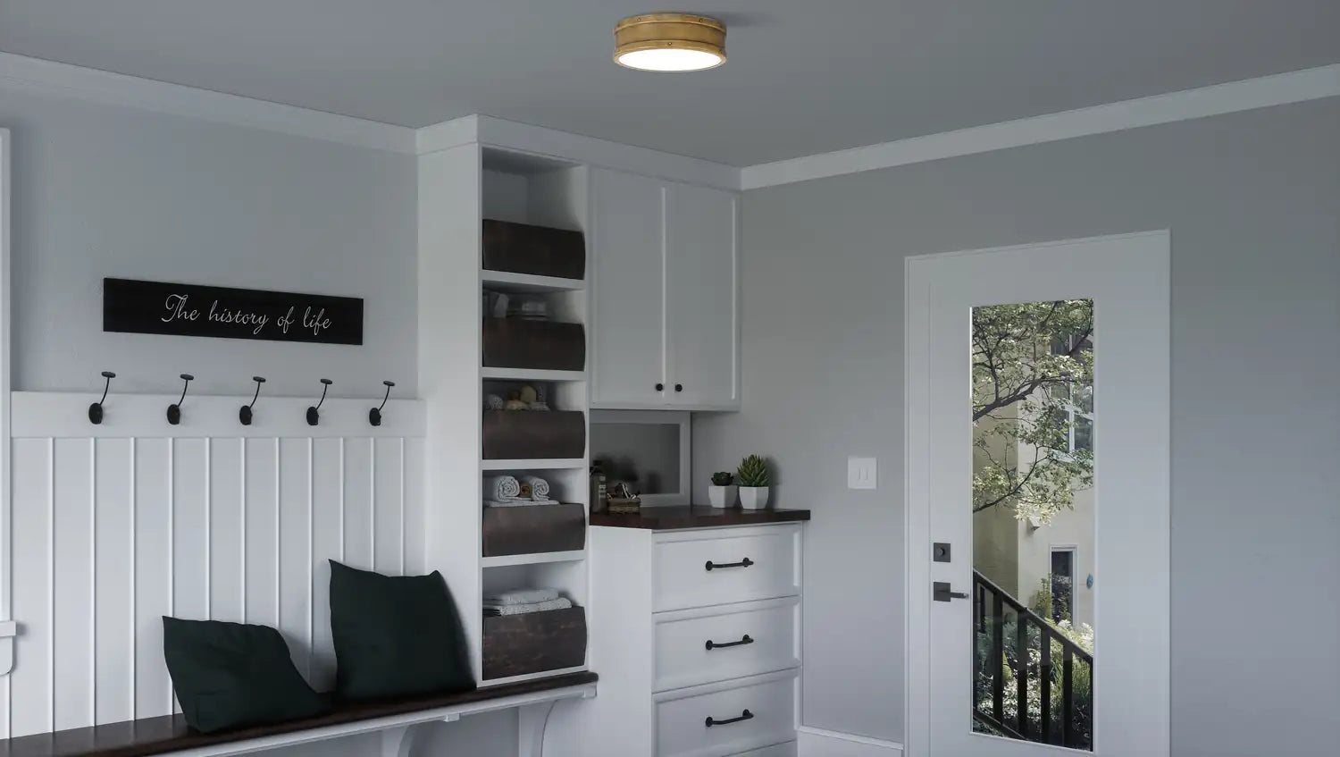 QUOIZEL, AHOY FLUSH MOUNT, FLUSH MOUNT CEILING LIGHTS