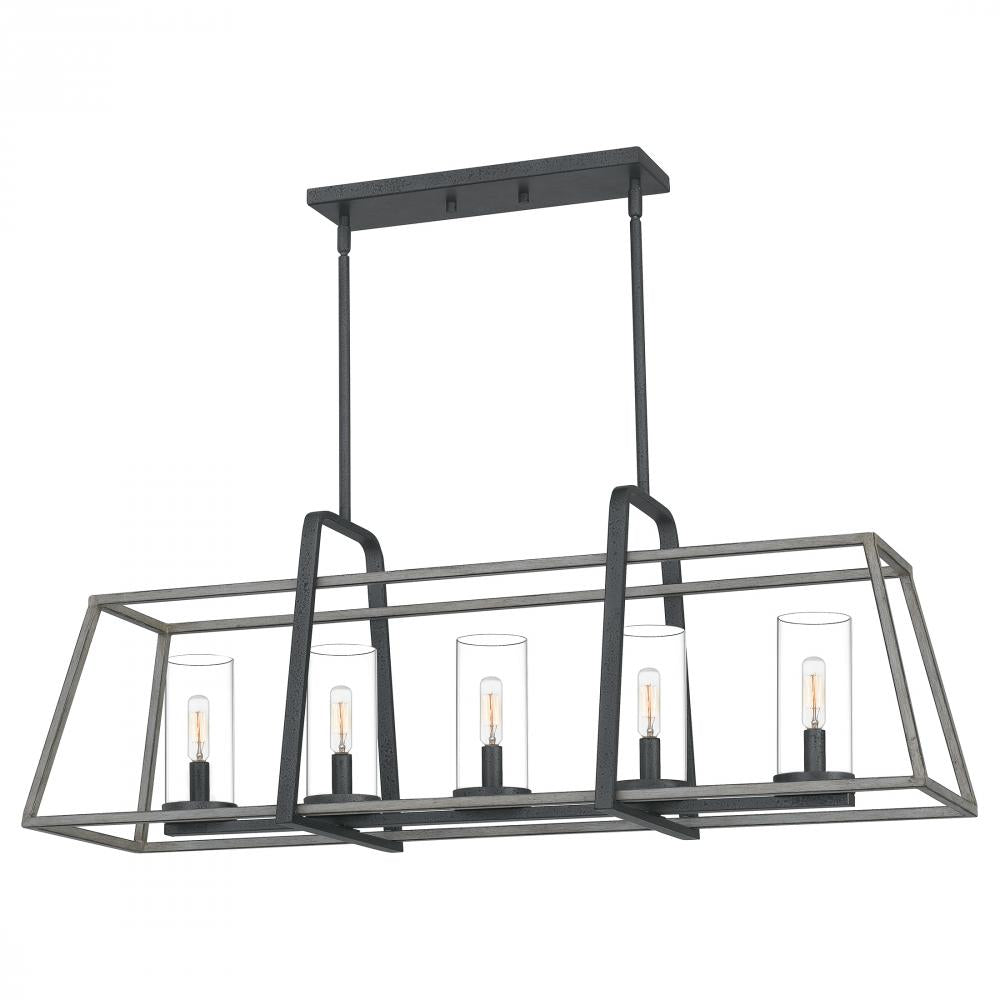 QUOIZEL, LINCOLN ISLAND CHANDELIER, LINEAR LIGHT