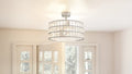 QUOIZEL, QUOIZEL FANDELIER, SEMI FLUSH MOUNT LIGHT