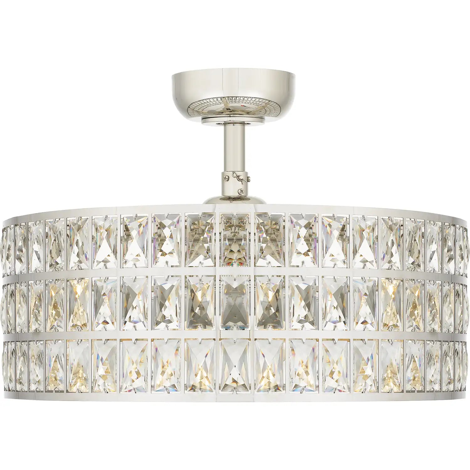 QUOIZEL, QUOIZEL FANDELIER, SEMI FLUSH MOUNT LIGHT