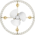QUOIZEL, QUOIZEL FANDELIER, SEMI FLUSH MOUNT LIGHT