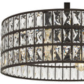 QUOIZEL, QUOIZEL FANDELIER, SEMI FLUSH MOUNT LIGHT