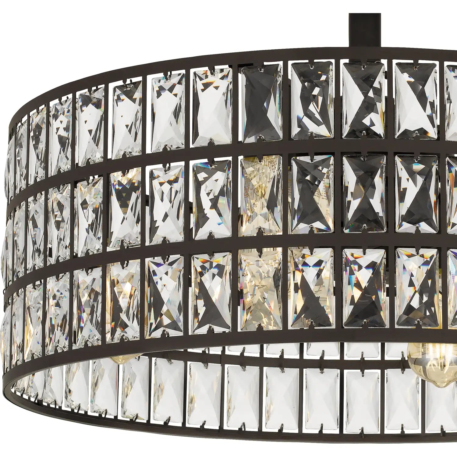 QUOIZEL, QUOIZEL FANDELIER, SEMI FLUSH MOUNT LIGHT