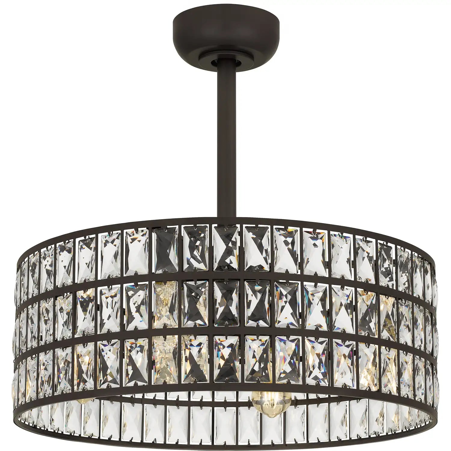 QUOIZEL, QUOIZEL FANDELIER, SEMI FLUSH MOUNT LIGHT