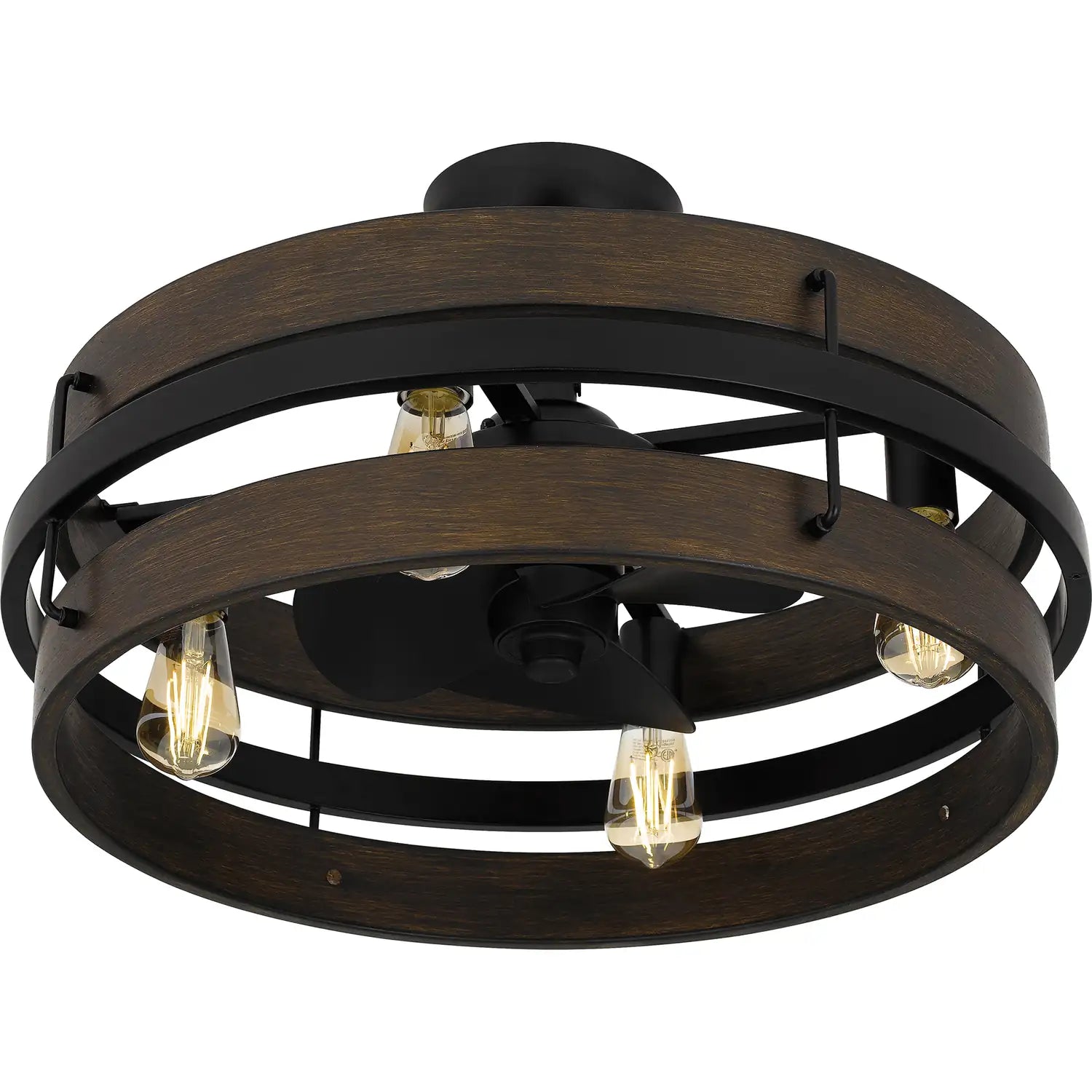 QUOIZEL, QUOIZEL FANDELIER, SEMI FLUSH MOUNT LIGHT