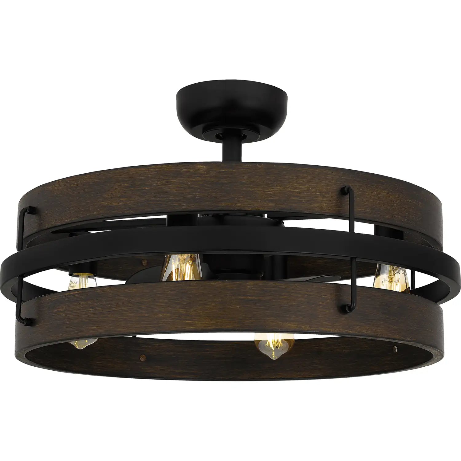 QUOIZEL, QUOIZEL FANDELIER, SEMI FLUSH MOUNT LIGHT