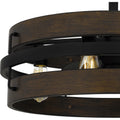 QUOIZEL, QUOIZEL FANDELIER, SEMI FLUSH MOUNT LIGHT