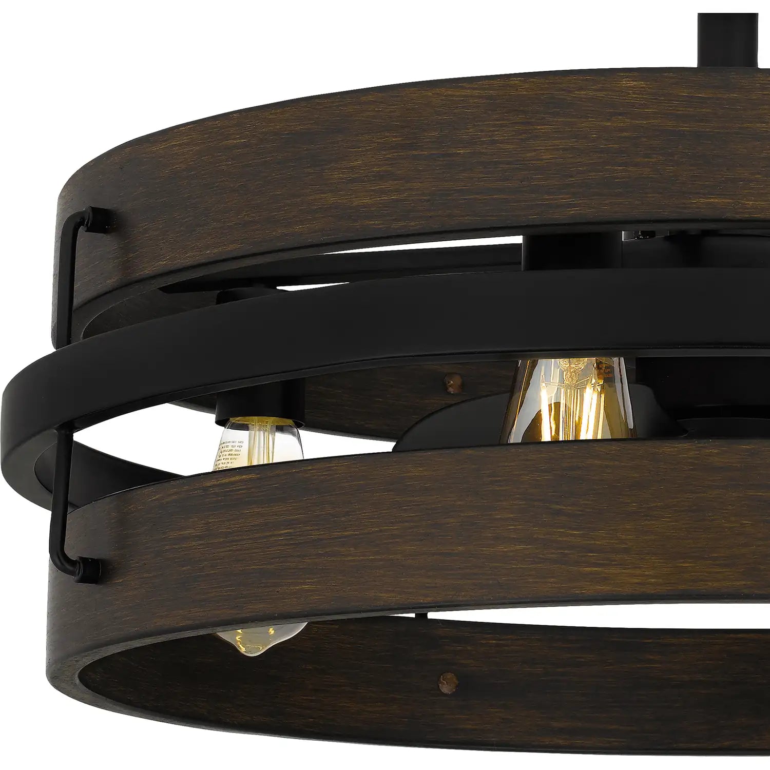 QUOIZEL, QUOIZEL FANDELIER, SEMI FLUSH MOUNT LIGHT