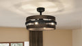 QUOIZEL, QUOIZEL FANDELIER, SEMI FLUSH MOUNT LIGHT