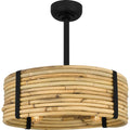 QUOIZEL, QUOIZEL FANDELIER, SEMI FLUSH MOUNT LIGHT