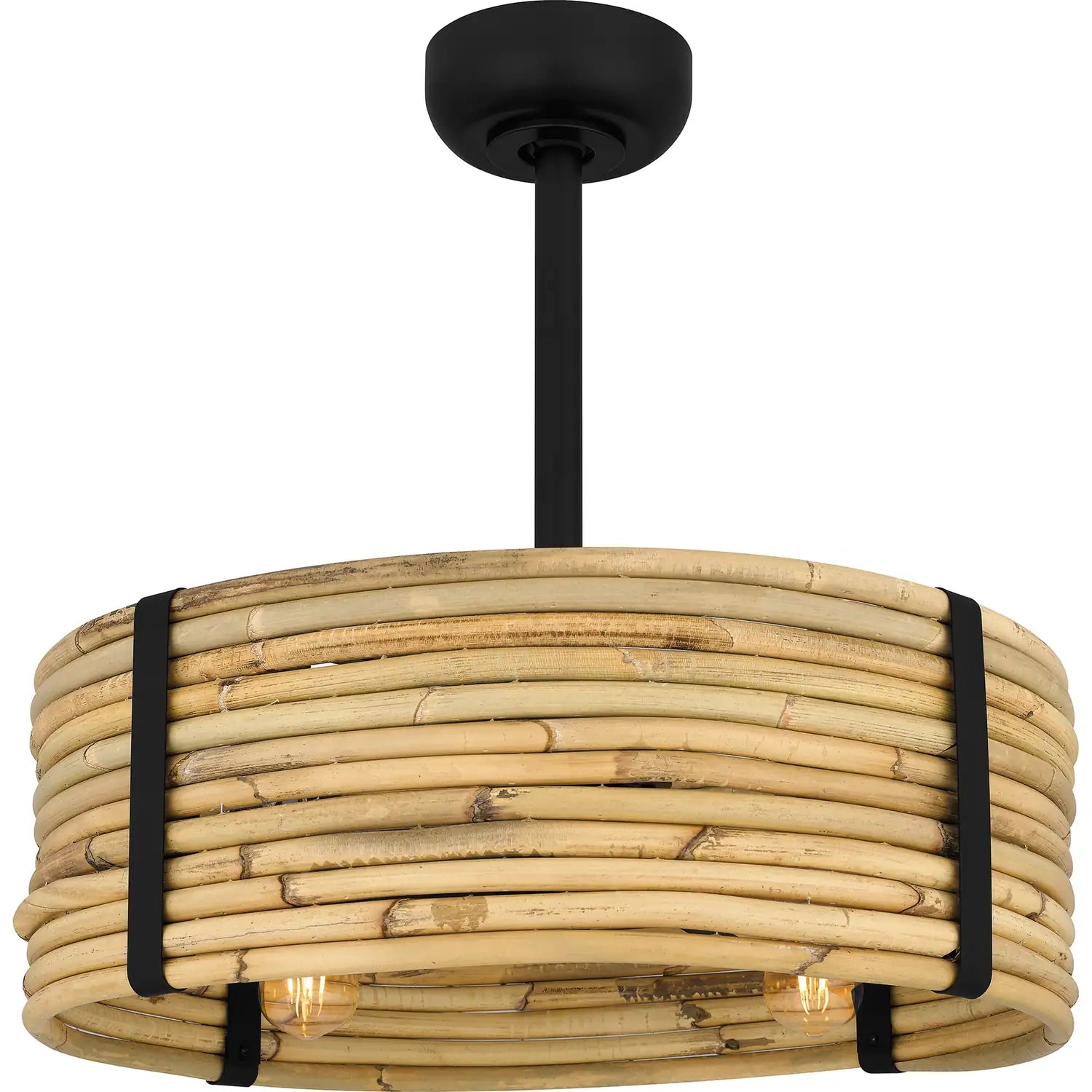 QUOIZEL, QUOIZEL FANDELIER, SEMI FLUSH MOUNT LIGHT