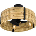 QUOIZEL, QUOIZEL FANDELIER, SEMI FLUSH MOUNT LIGHT