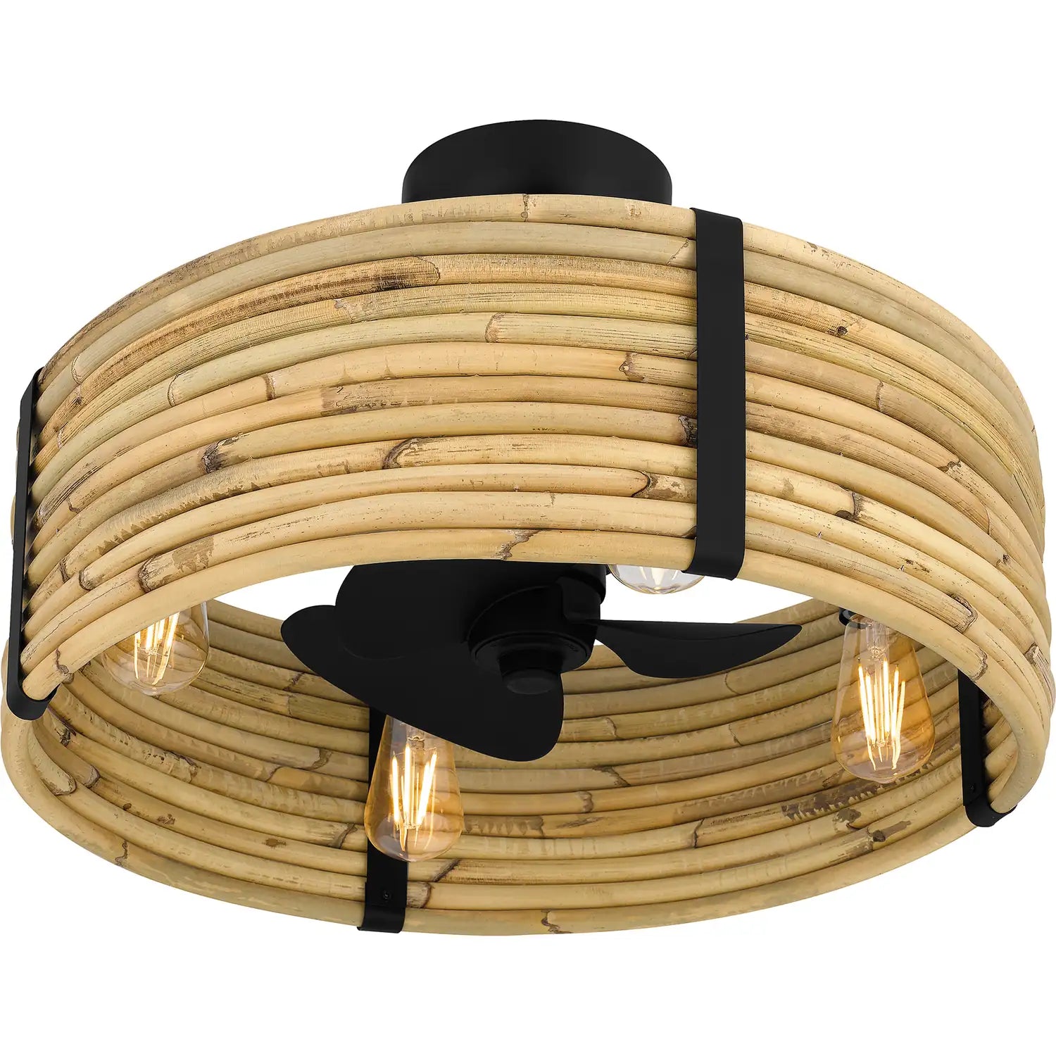 QUOIZEL, QUOIZEL FANDELIER, SEMI FLUSH MOUNT LIGHT