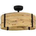 QUOIZEL, QUOIZEL FANDELIER, SEMI FLUSH MOUNT LIGHT