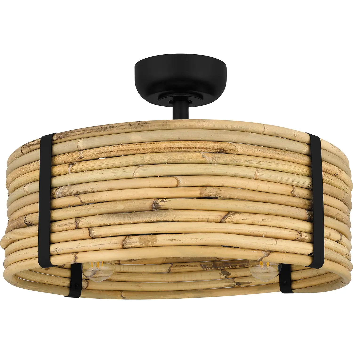 QUOIZEL, QUOIZEL FANDELIER, SEMI FLUSH MOUNT LIGHT