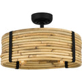 QUOIZEL, QUOIZEL FANDELIER, SEMI FLUSH MOUNT LIGHT