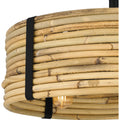 QUOIZEL, QUOIZEL FANDELIER, SEMI FLUSH MOUNT LIGHT