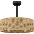 QUOIZEL, QUOIZEL FANDELIER, SEMI FLUSH MOUNT LIGHT