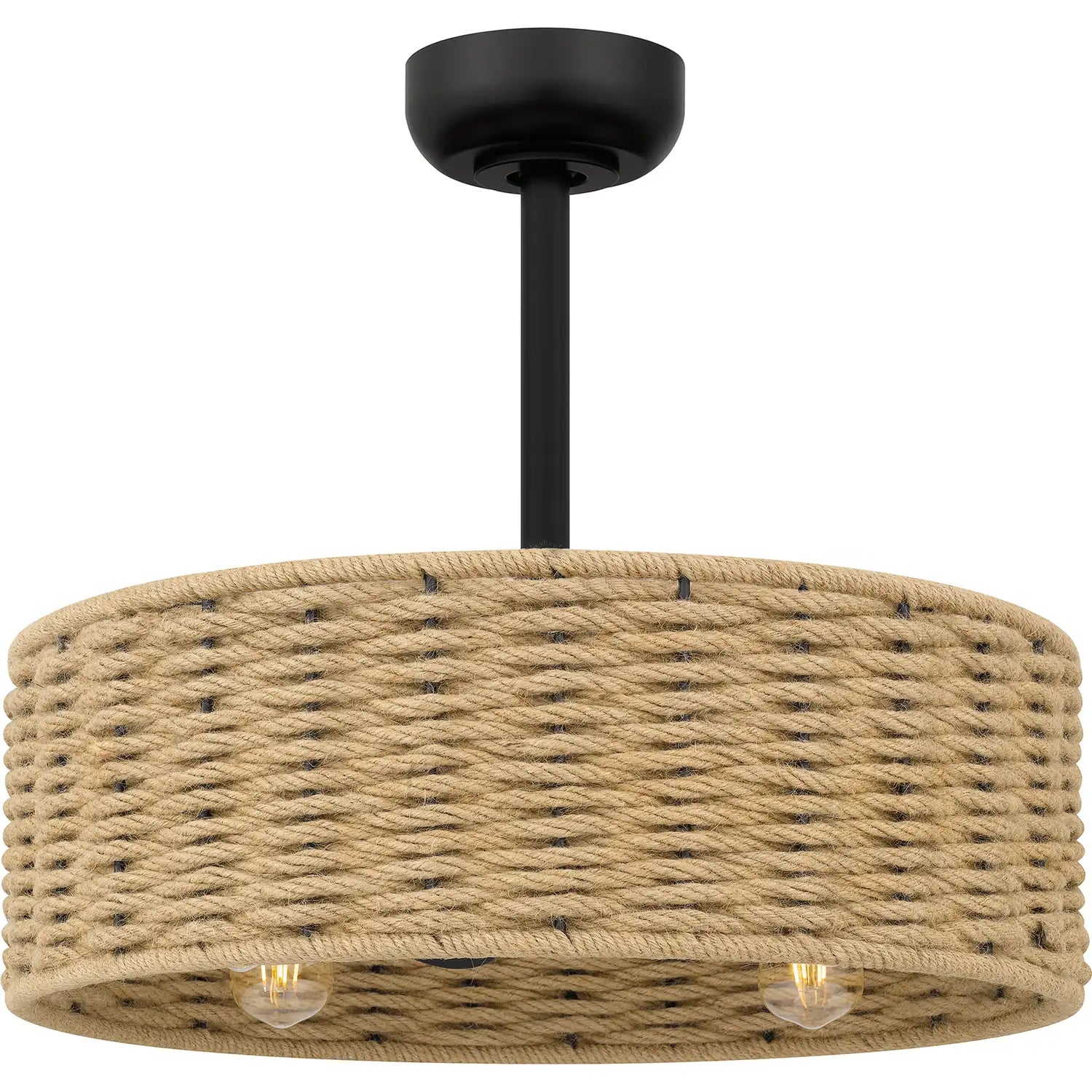 QUOIZEL, QUOIZEL FANDELIER, SEMI FLUSH MOUNT LIGHT