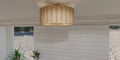 QUOIZEL, QUOIZEL FANDELIER, SEMI FLUSH MOUNT LIGHT