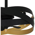 QUOIZEL, QUOIZEL FANDELIER, SEMI FLUSH MOUNT LIGHT
