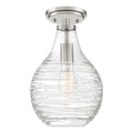 QUOIZEL, GENIE SEMI-FLUSH MOUNT, SEMI FLUSH MOUNT LIGHT