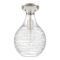 QUOIZEL, GENIE SEMI-FLUSH MOUNT, SEMI FLUSH MOUNT LIGHT