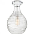 QUOIZEL, GENIE SEMI-FLUSH MOUNT, SEMI FLUSH MOUNT LIGHT