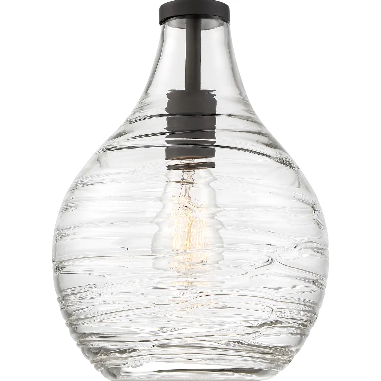 QUOIZEL, GENIE SEMI-FLUSH MOUNT, SEMI FLUSH MOUNT LIGHT