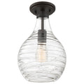 QUOIZEL, GENIE SEMI-FLUSH MOUNT, SEMI FLUSH MOUNT LIGHT