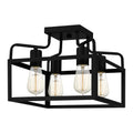QUOIZEL, PAULSEN SEMI-FLUSH MOUNT, SEMI FLUSH MOUNT LIGHT