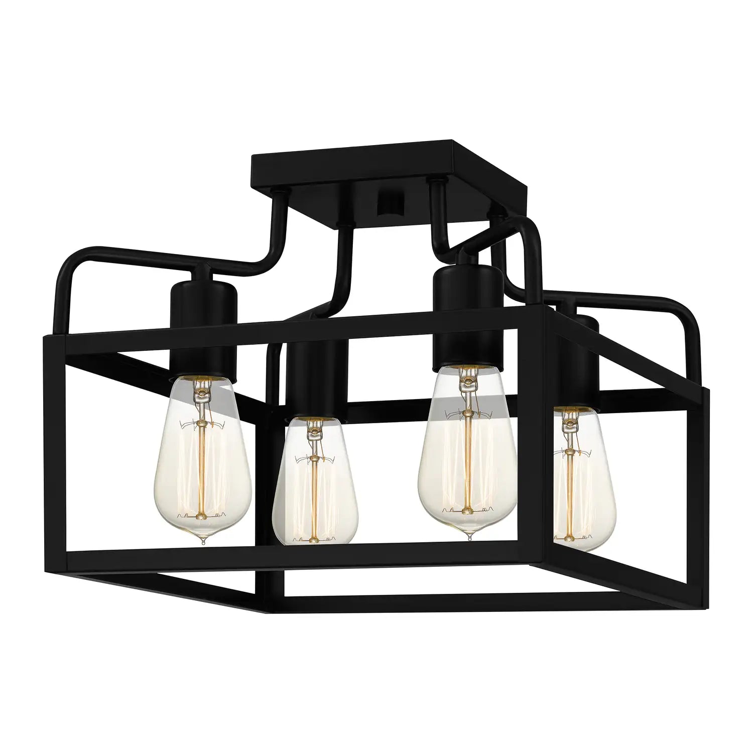 QUOIZEL, PAULSEN SEMI-FLUSH MOUNT, SEMI FLUSH MOUNT LIGHT