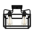 QUOIZEL, PAULSEN SEMI-FLUSH MOUNT, SEMI FLUSH MOUNT LIGHT