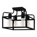 QUOIZEL, PAULSEN SEMI-FLUSH MOUNT, SEMI FLUSH MOUNT LIGHT