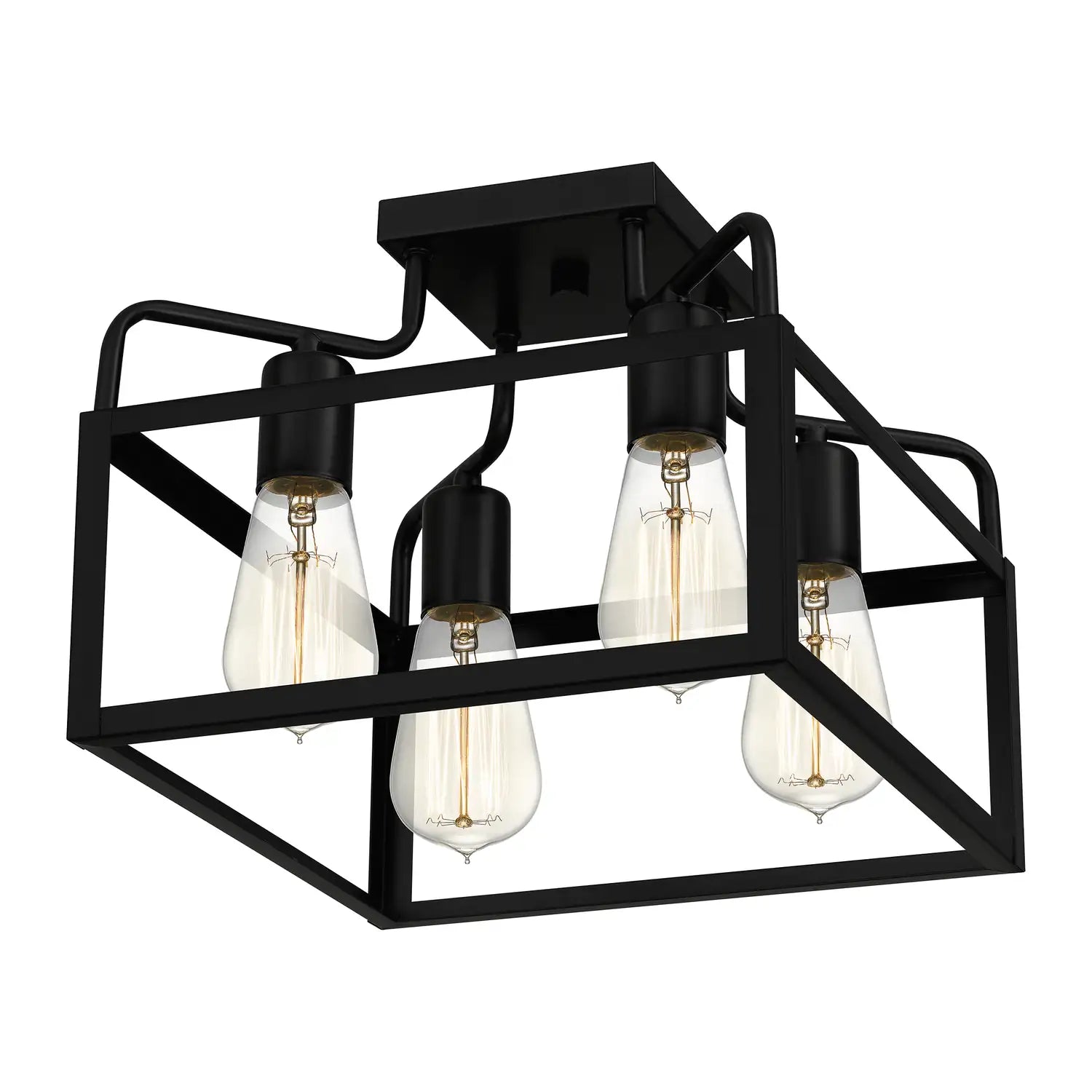 QUOIZEL, PAULSEN SEMI-FLUSH MOUNT, SEMI FLUSH MOUNT LIGHT