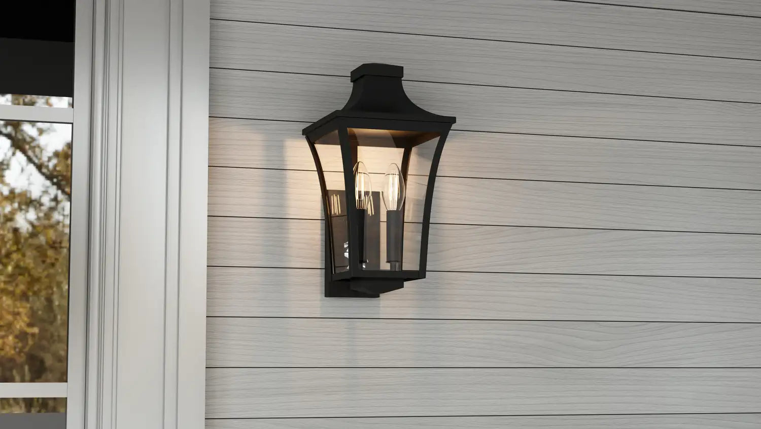 QUOIZEL, QUENTIN OUTDOOR LANTERN, OUTDOOR CEILING LIGHTS