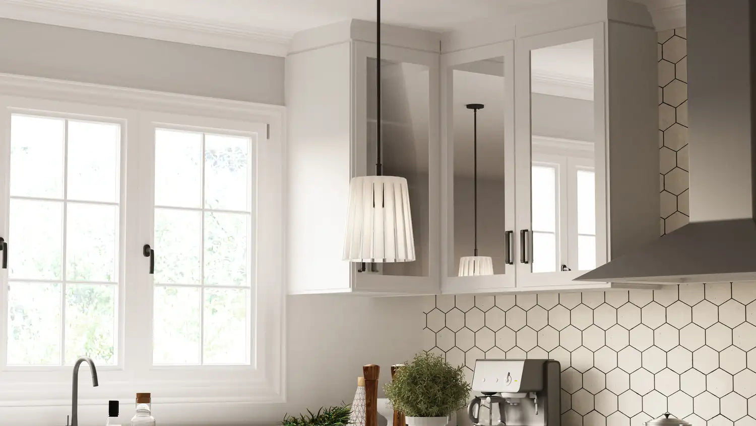 QUOIZEL, GRAY PENDANT, PENDANT LIGHT