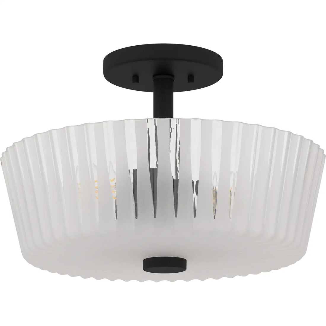 QUOIZEL, GRAY SEMI-FLUSH MOUNT, SEMI FLUSH MOUNT LIGHT